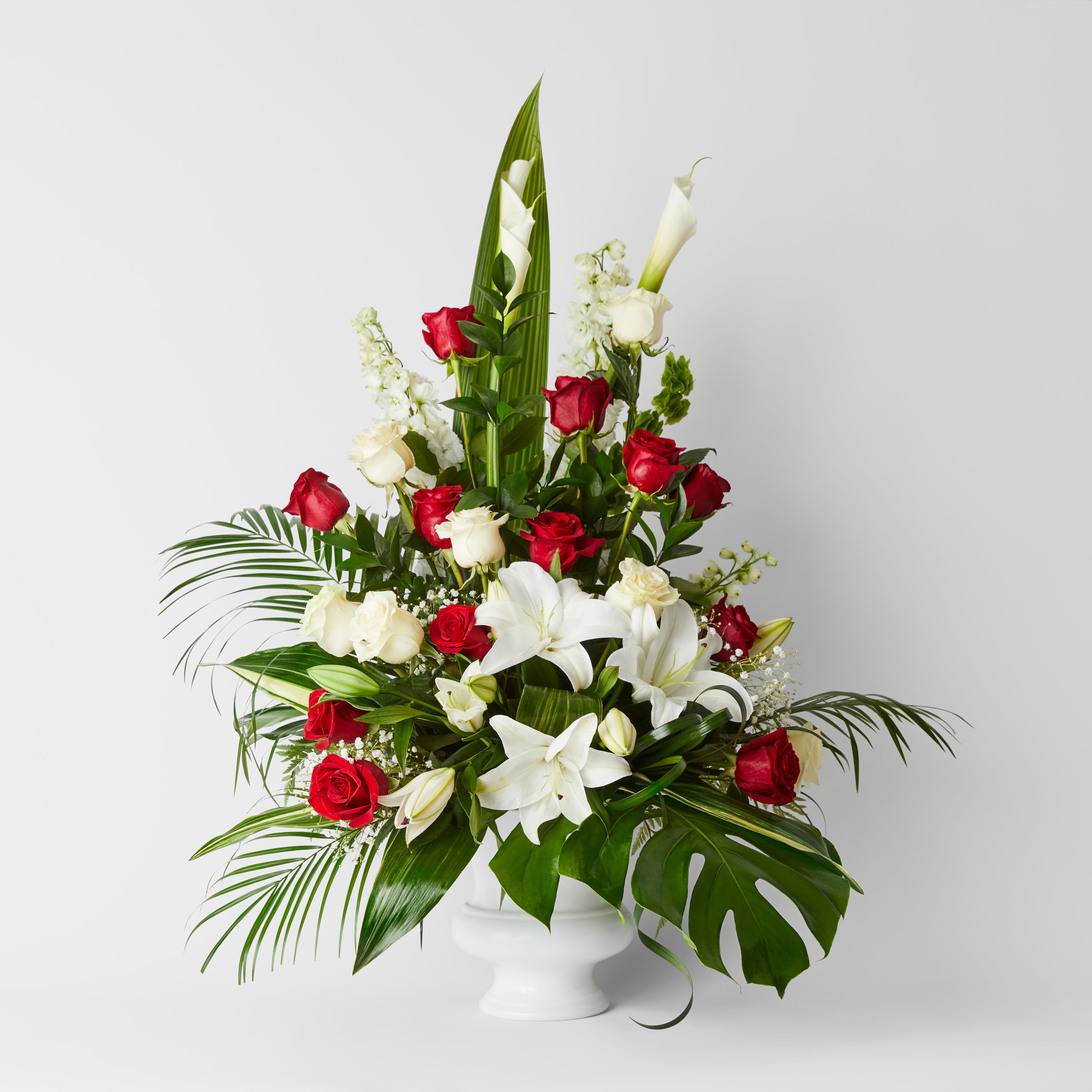 Arrangement de fleurs en pot